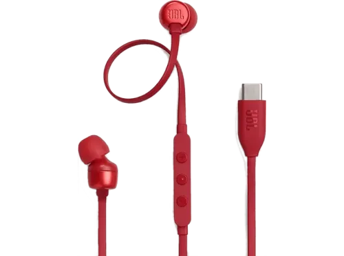Auriculares de botón JBL TUNE 310C USB-C Intraurales Rojo