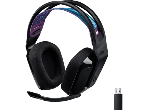 Auriculares gaming Logitech G G535 Bluetooth Inalámbrico Micrófono Lightspeed PC PS4 PS5 Negro