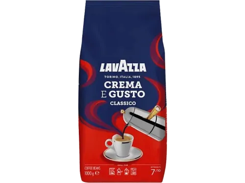 Café en grano Lavazza Crema e Gusto Classico Arábica y robusta