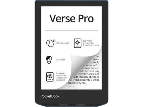 eBook Pocketbook Verse Pro 6" E Ink Carta™ 16 GB RAM SMARTlight 300 DPI Azure
