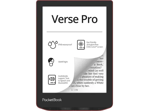 eBook Pocketbook Verse Pro 6" E Ink Carta™ 16 GB RAM SMARTlight 300 DPI Passion Red