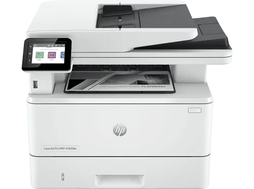 Impresora multifunción HP LaserJet Pro 4102dw 40 ppm Bluetooth Wi-Fi® Direct HP Smart Blanco