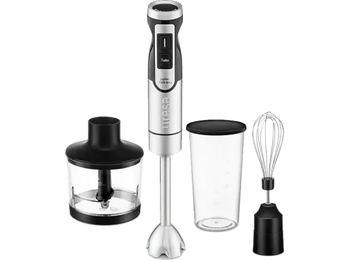 Batidora de mano Ufesa Jupiter 1500 Max 1500 W Velocidad variable 4 cuchillas Inox