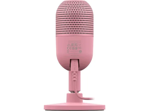 Micrófono Razer Seiren V3 Mini Cable USB tipo A a tipo C Condensador supercardioide Rosa cuarzo