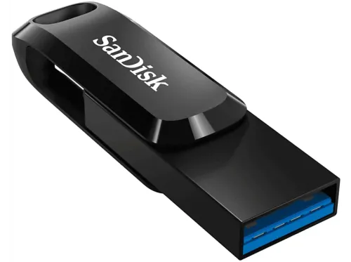 Pendrive para móvil 256 GB SanDisk Ultra Dual Drive Go 2 en 1 USB-C USB-A 3.1 OTG 150 MB/s Negro