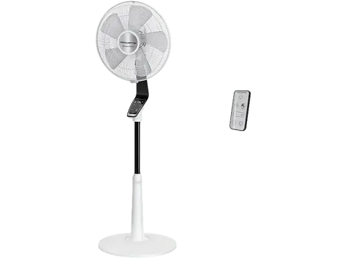 Ventilador de pie Rowenta Turbo Silence Extreme VU5690F0 34 W 1.4 m 70 m³/min 14 velocidades Control remoto Temporizador  Blanco