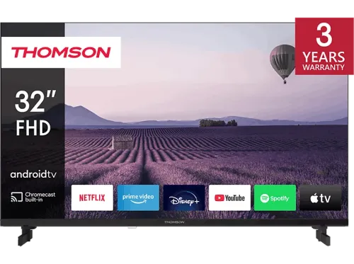 TV LED 32" Thomson 32FA2S13 FHD ARM CA55 Quad core Smart TV Negro