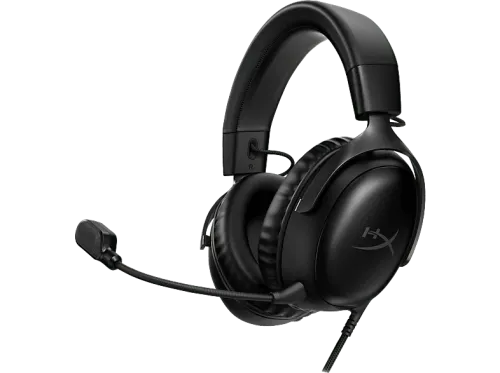 Auriculares gaming HyperX Cloud III Con cable Audio espacial DTS® Compatible PS5 XBOX Series X|S Switch Mac y móviles Negro