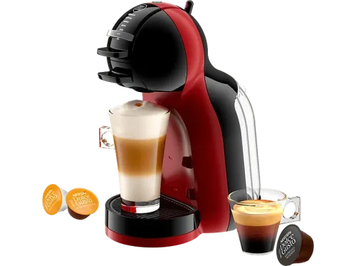 Cafetera de cápsulas Krups Nescafé Dolce Gusto Mini Me KP123HAS 1500 W 15 Bar 0.8 L Calentamiento en 30 s Selector cantidad bebida Rojo