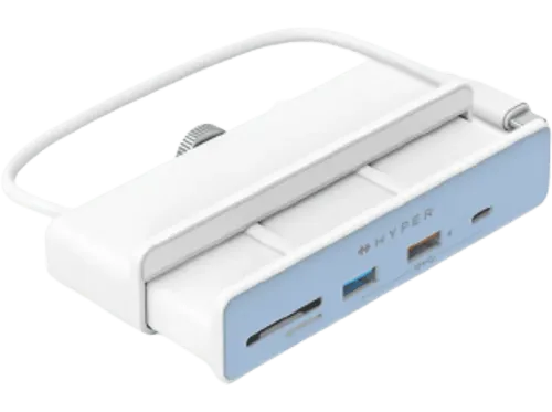 Hub USB Hyper HD34A8 6 Puertos en 1 USB-C 10 Gbit/s Blanco