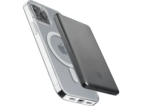 Powerbank CellularLine Mag Lite5000 Universal 5000 mAh 2 entradas USB-C Gris