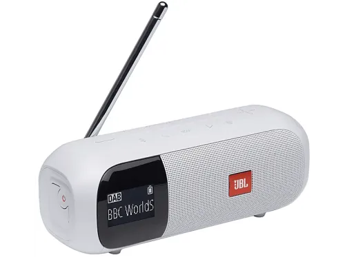 Radio portátil JBL Tuner 2 FM 5W Bluetooth Blanco