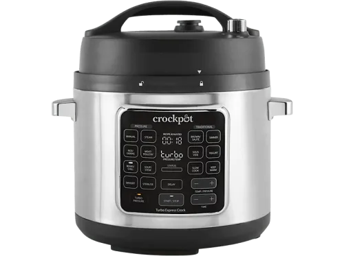 Robot de cocina Crock-Pot Turbo Express CSC062X Multicooker 5.6 l Sous Vide 15 Programas Negro/Plata
