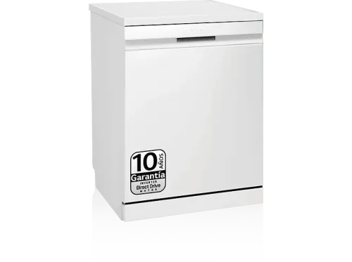 Lavavajillas LG DF455HWS 14 servicios 10 programas 60 cm LED táctil Tercera bandeja  TrueSteam™ QuadWash™ Blanco