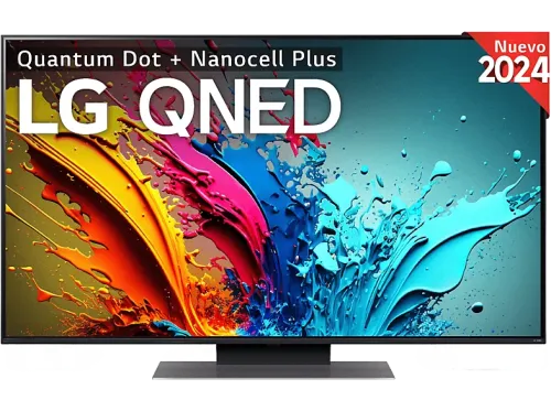 TV QNED 50" LG 50QNED87T6B UHD 4K Procesador Inteligente 4K α8 Smart TV DVB-T2 (H.265) Negro Grafito