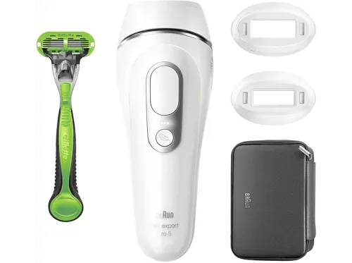 Depiladora IPL Braun Luz Pulsada Silk·expert Pro 5 PL5145 Para Hombre Depilación permanente Skin Pro 2.0