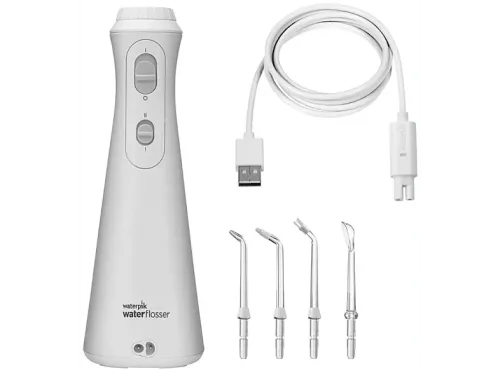 Irrigador Waterpik WP-490 2 niveles de presión 45/75 psi 1450 impulsos/min Blanco