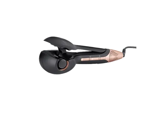 Moldeador BaByliss Wave Secret Air 3 temperaturas Control dirección cabello Cerámica Negro