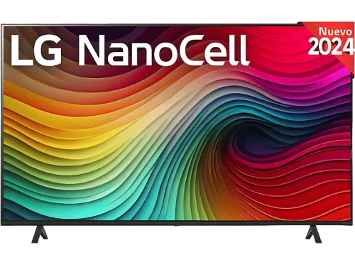 TV LED 50" LG 50NANO82T6B UHD 4K Procesador Inteligente 4K α5 Gen7 Smart TV DVB-T2 (H.265) Negro