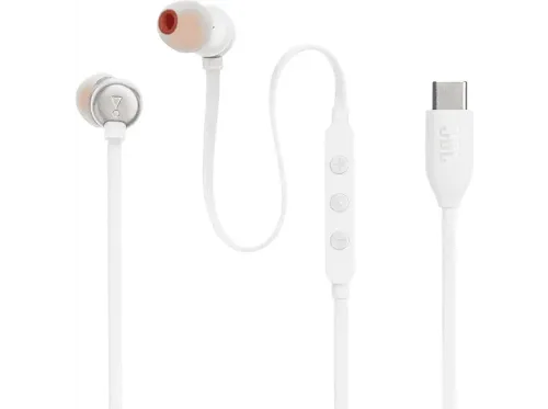 Auriculares de botón JBL TUNE 310C USB-C Intraurales Blanco