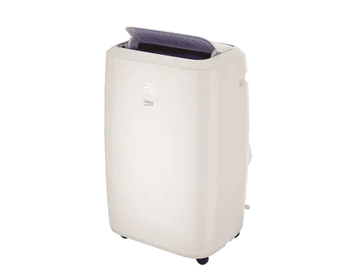 Aire acondicionado portátil Beko BPN112C 3000 fg/h 3 velocidades 380 m³ 65 dB(A) Blanco