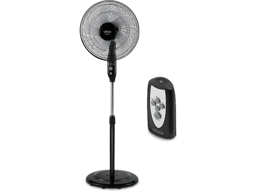 Ventilador de pie Ufesa DAKOTA 50 W 3 Velocidades 3 Modos Operación Negro
