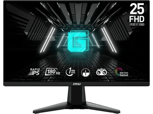 Monitor gaming MSI G255F 24.5" Full-HD 1 ms 180 Hz FreeSync Negro