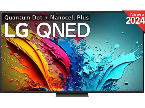 TV QNED 65" LG 65QNED87T6B UHD 4K Procesador Inteligente 4K α8 Smart TV DVB-T2 (H.265) Negro grafito