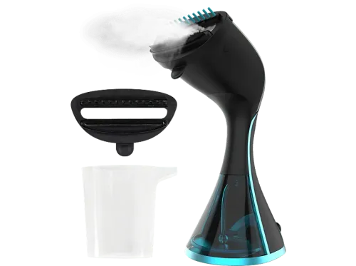 Plancha de vapor vertical Cecotec IronHero 2100 Ultimate 2100 W 250 ml 40 g/min 3 modos Calentamiento doble 30 segundos Luz LED Black