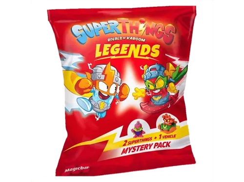 Juego Magicbox Superthings Legends: Mystery Bag 2 SuperThings y un vehículo Aleatorio