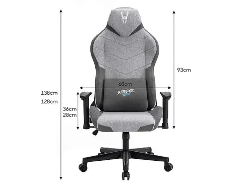 Silla gaming Woxter Stinger Station Titan 2D (regulable en altura y anchura) Clase 4 Tejido Antimanchas Light