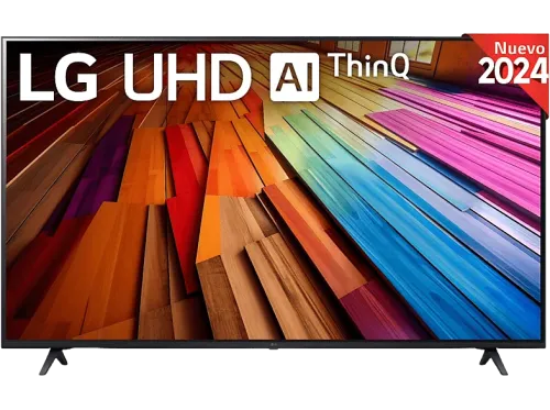 TV LED 55" LG 55UT80006LA UHD 4K Procesador Inteligente 4K α5 Gen7 Smart TV DVB-T2 (H.265) Negro