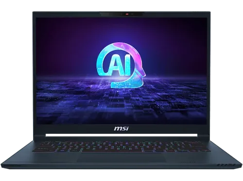 Portátil MSI Stealth 14 AI Studio A1VGG 14" 2.8K Intel® Core™ Ultra 9 185H 32GB RAM 1TB SSD GeForce RTX™ 4070 Sin sistema operativo Star Blue