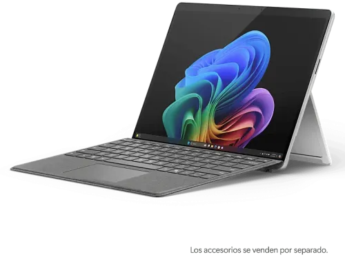 Convertible 2 en 1 Microsoft Surface Pro Copilot+ PC 13" Snapdragon® X Plus 45 TOPS 16GB RAM 256GB SSD Adreno GPU Windows 11 Home Platinum