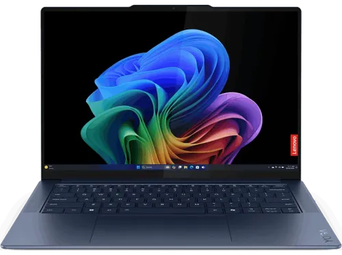 Portátil Lenovo Yoga Slim 7X 14Q8X9 Copilot+ PC 14.5" WUXGA Snapdragon® X1E78100 45 TOPS 16GB RAM 1TB SSD Adreno Graphics W11 Azul