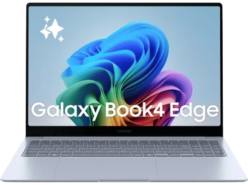 Portátil Samsung Galaxy Book4 Edge Pro Copilot+ PC 16" WQXGA Snapdragon® X1E80100 45 TOPS 16GB RAM 1 TB Adreno™ GPU W11H Sapphire Blue