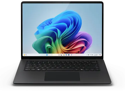 Portátil Microsoft Surface Laptop Copilot+ PC 15" Snapdragon® X Elite 45 TOPS 16GB RAM 512GB SSD Adreno Graphics Windows 11 Home Black