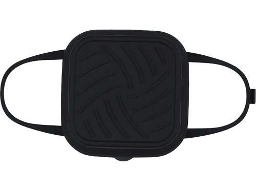Accesorio freidora NK-HO330021 Base de Silicona 20x20 cm Plegable Apto Lavavajillas Apto Microondas Negro