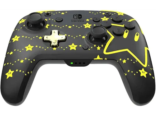 Mando Nintendo Switch PDP Rematch Glow Nintendo Switch Inalámbrica 40 h Autonomía Inalámbrico Para Nintendo Switch Negro y Amarillo