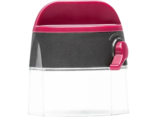 Cortador en espiral Jata HMAQ4508 Mini Espiralizador Agarre Antideslizante 4 Cuchillas de Acero Inox Transparente