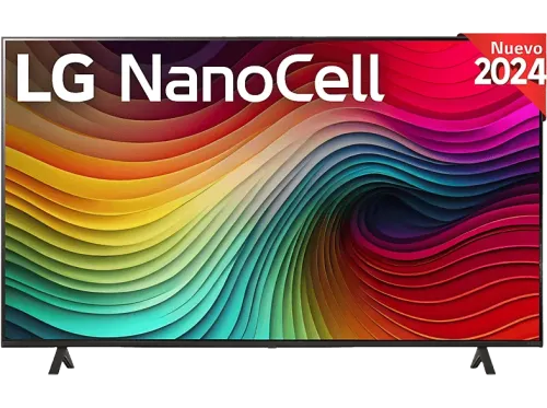 TV LED 65" LG 65NANO82T6B UHD 4K Procesador Inteligente 4K α5 Gen7 Smart TV DVB-T2 (H.265) Negro