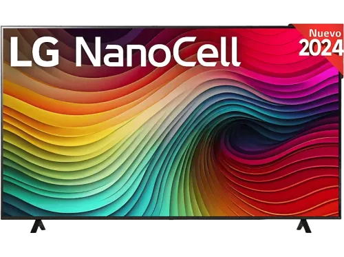 TV LED 75" LG 75NANO82T6B UHD 4K Procesador Inteligente 4K α5 Gen7 Smart TV DVB-T2 (H.265) Negro