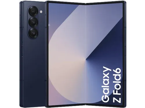 Móvil Samsung Galaxy Z Fold6 5G 512GB 12GB RAM Azul Oscuro 7.6" QXGA+ Plegable Qualcomm Snapdragon 4400 mAh Android 14