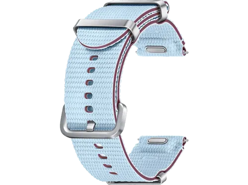 Correa Samsung Nato Band Para Samsung Galaxy Watch7 Cierre clásico Talla M/L Sky Blue/Burgundy