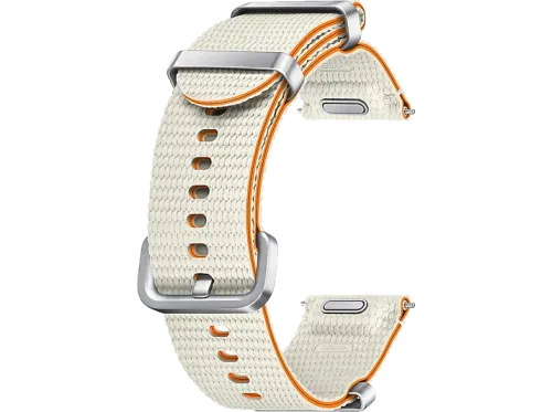 Correa Samsung Nato Band Para Samsung Galaxy Watch7 Cierre clásico Talla S/M Cream/Orange