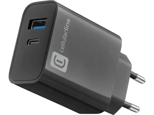 Cargador CellularLine MULTIPOWER 32 W Universal Alta velocidad Negro