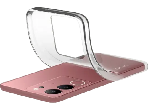 Funda CellularLine Soft Para Vivo Y36 Goma blanda Trasera Transparente