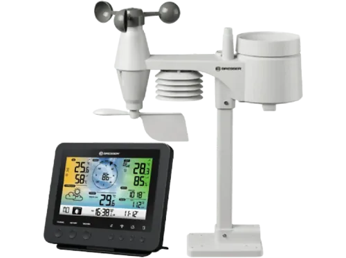 Estación meteorológica Bresser Color 5-En-1 Sensor P Función WLAN Pantalla a color 5.7 '' Negro