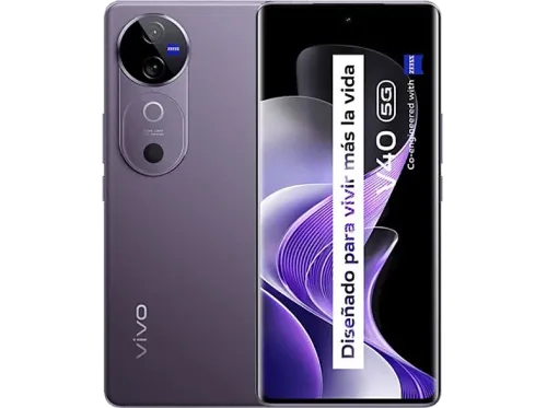 Móvil vivo V40 Morado 512 GB 12 GB RAM 6.78" AMOLED Qualcomm Snapdragon® 7Gen3  5500 mAh Android