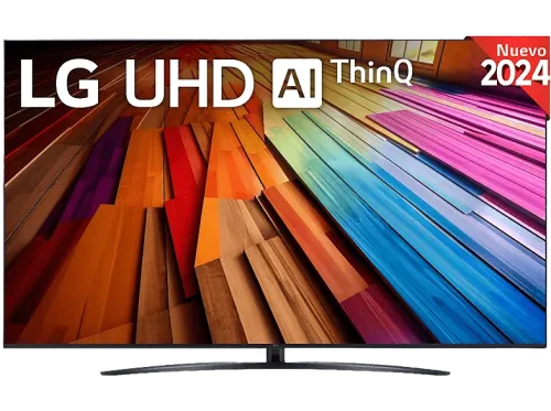 TV LED 86" LG 86UT81006LA UHD 4K Procesador Inteligente 4K α5 Gen7 Smart TV DVB-T2 (H.265) Negro